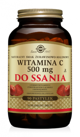 SOLGAR WITAMINA C 500MG 90PASTYLEK DO SSANIA