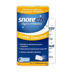 Snoreeze listki do gardła przeciw chrapaniu 14 sztuk