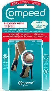 PLASTRY COMPEED NA PĘCHERZE NA PIETĘ 5SZTUK