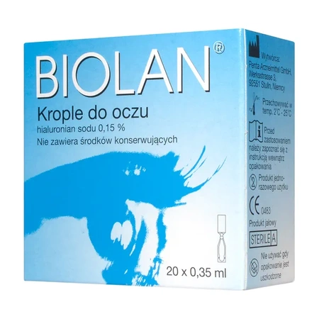 Biolan, krople do oczu, 20 minimsów