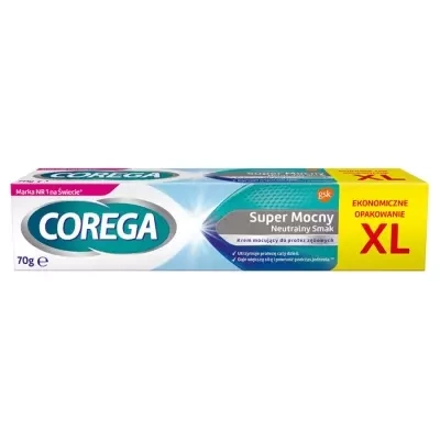 COREGA SUPER MOCNY XL, NEUTRALNY KREM D/PROTEZ 70G