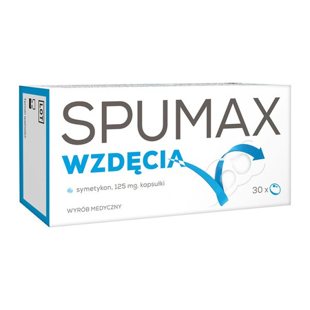 Spumax Wzdęcia 125 mg 30 kapsułek