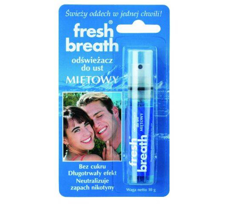 FRESH BREAT ODŚWIEŻACZ DO UST , MIĘTOWY 10G