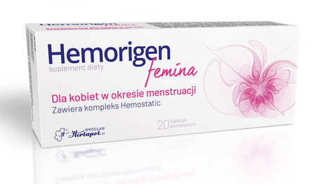 Hemorigen Femina 20 tabletek 