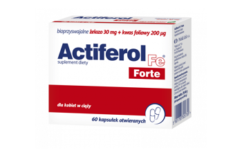 ACTIFEROL FE FORTE 60KAPSUŁEK