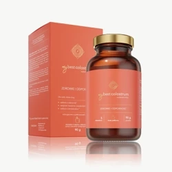 MYBEST COLOSTRUM PROSZEK, na odporność, 90G (SMAK JABŁKOWY)