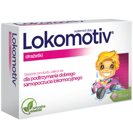 Lokomotiv drażetki 15 sztuk 