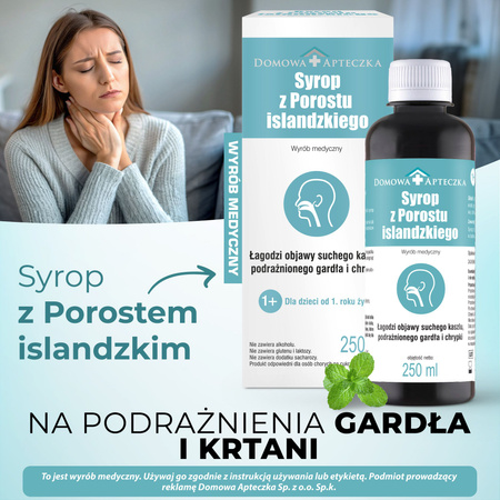 Syrop z Porostu islandzkiego 250 ml