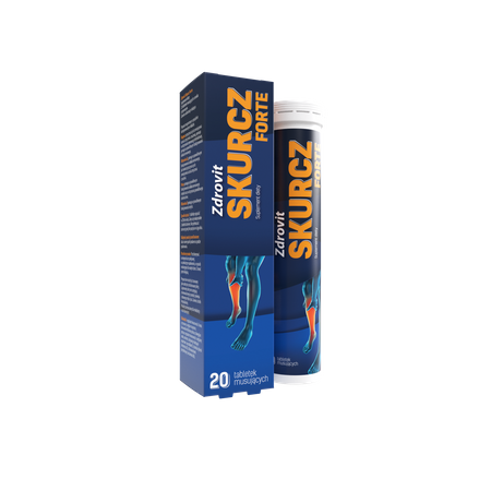 ZDROVIT-SKURCZ FORTE 20TABLETEK MUSUJĄCYCH