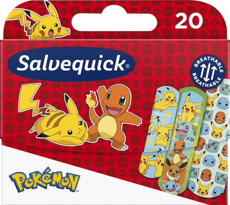 PLASTRY SALVEQUICK POKEMON 20SZTUK