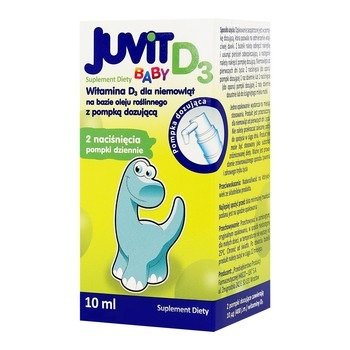 JUVIT BABY D3 Z POMPKĄ 10ML