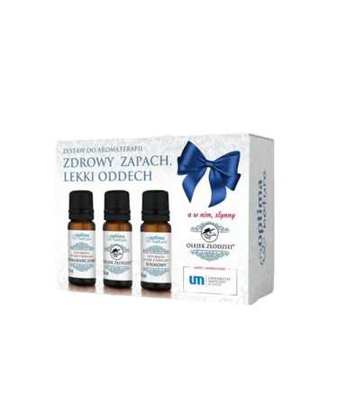 Optima Natura, Zestaw Zdrowy Zapach, Lekki Oddech, 3 x 10 ml