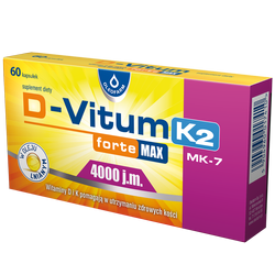 D-VITUM FORTE MAX 4000J.M. K2 60KAPSUŁEK