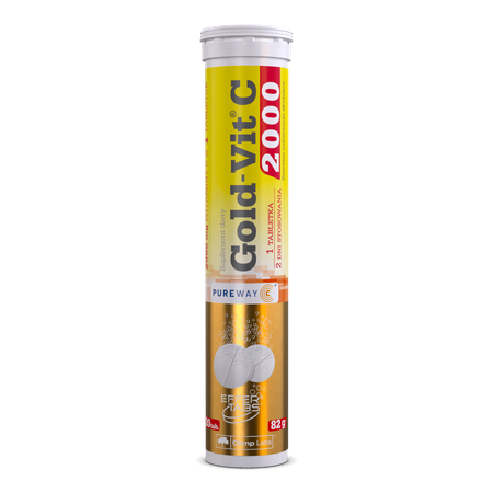 OLIMP GOLD-VIT C 2000 20TABLETEK MUSUJĄCYCH