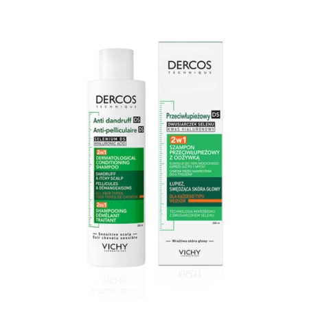 Vichy Dercos 2w1 szampon przeciwłupieżowy z odżywką 200 ml