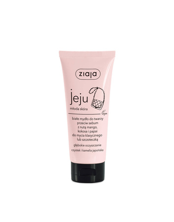 ZIAJA JEJU BIAŁE MYDŁO DO TWARZY 75ML
