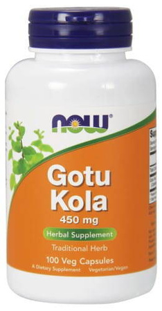 NOW FOODS GOTU KOLA 450MG 100KAPSUŁEK