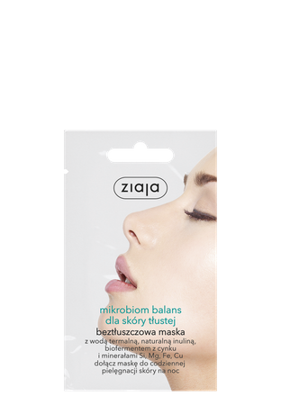 ZIAJA MASKA Z MIKROBIOMEM SKÓRA TŁUSTA 7ML