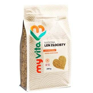 MYVITA LEN ZŁOCISTY NASIONA 200G