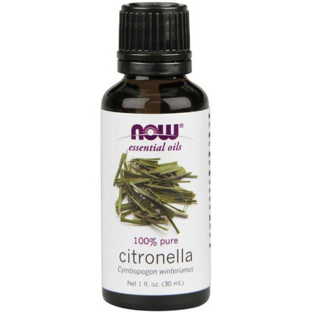 NOW FOODS OLEJEK ETERYCZNY CITRONELLA, CYTRONELOWY 30ML