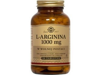 SOLGAR L-ARGININA 1000MG 90TABLETEK