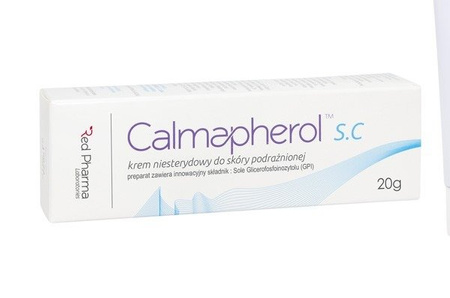Calmapherol S.C., niesterydowy krem do skóry podrażnionej, 20 g