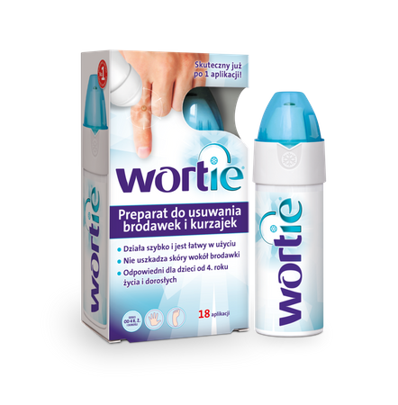 Wortie preparat do usuwania brodawek,kurzajek 50 ml, data ważności 11.25