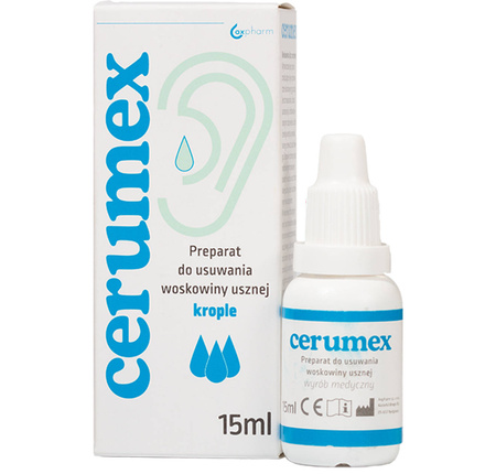 CERUMEX KROPLE DO HIGIENY USZU 15ML