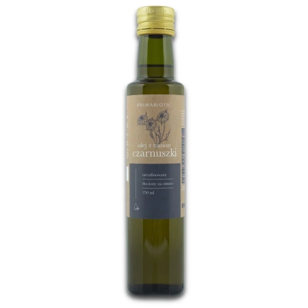 Primabiotic Olej z nasion czarnuszki 250 ml, data ważności 10.25