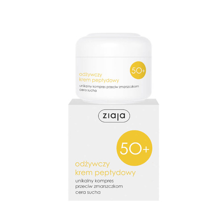 ZIAJA KREM PEPTYDOWY ODŻYWCZY 50+ 50ML