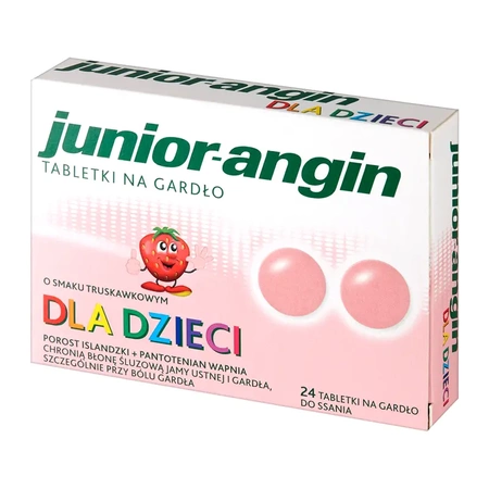 Junior-Angin tabletki do ssania 24 sztuki 