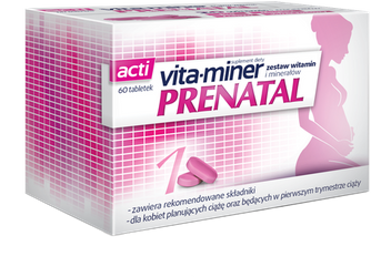 ACTI VITA-MINER PRENATAL 60TABLETEK