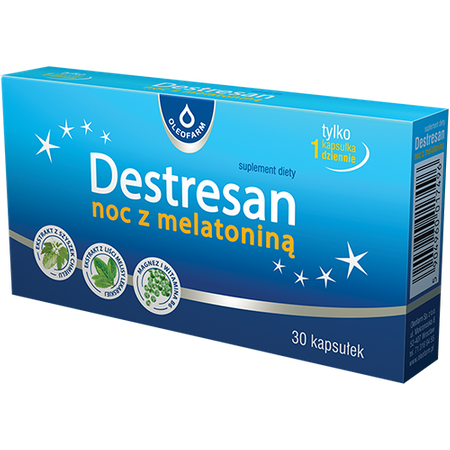 Destresan Noc z melatoniną 30 kapsułek