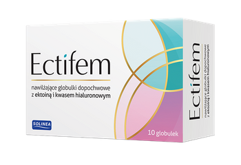 Ectifem globulki dopochwowe 10 sztuk