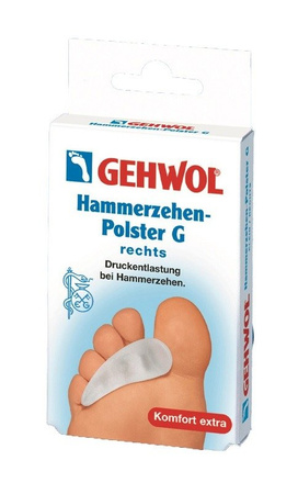 GEHWOL PODUSZKA D/PALCÓW MŁOTECZKOWATYCH PRAWA 1SZ