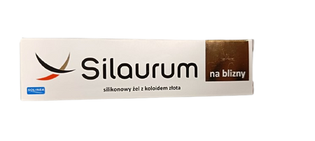 Silaurum, silikonowy żel z koloidem złota, na blizny, 15 ml 