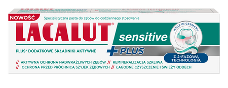 Lacalut Sensitive Plus, pasta do zębów, 75ml