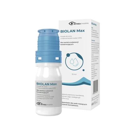 Biolan Max 0,15 % krople do oczu 10 ml