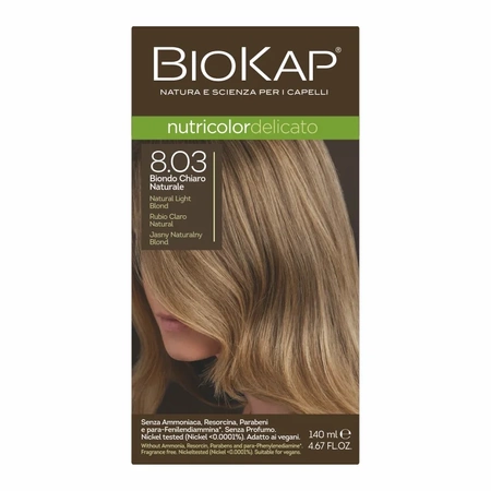 Biokap Nutricolor Delicato , 8.03 JASNY BLOND