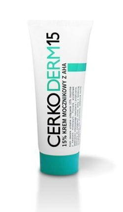 Cerkoderm 15, krem mocznikowy z AHA, 75 ml 