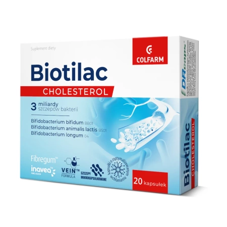 COLFARM Biotilac CHOLESTEROL 20KAPSUŁEK