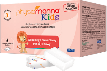 PHYSIOMANNA KIDS KOSTKA, na zapacia u dzieci, 6SZTUK