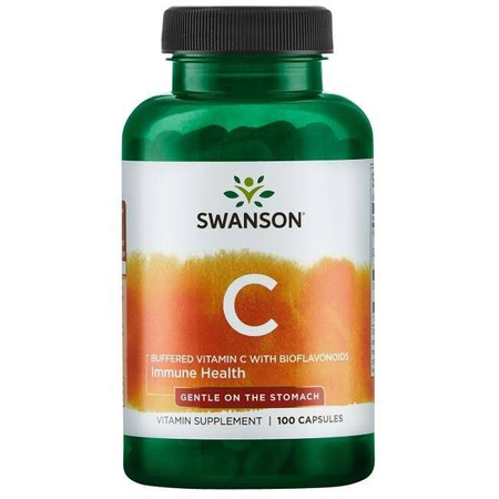 SWANSON BUFOROWANA WITAMINA C 500 Z BIOFLAWONOIDAMI 100KAPSUŁEK