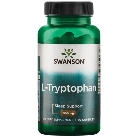 SWANSON L-TRYPTOFAN 500MG 60 KAPSUŁEK