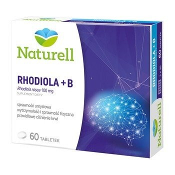 NATURELL RHODIOLA+B 60 TABLETEK