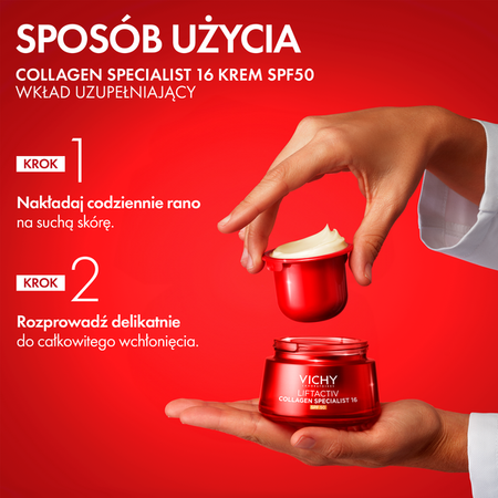 Vichy Liftactiv Collagen Specialist SPF 50, krem, 50 ml (refill)