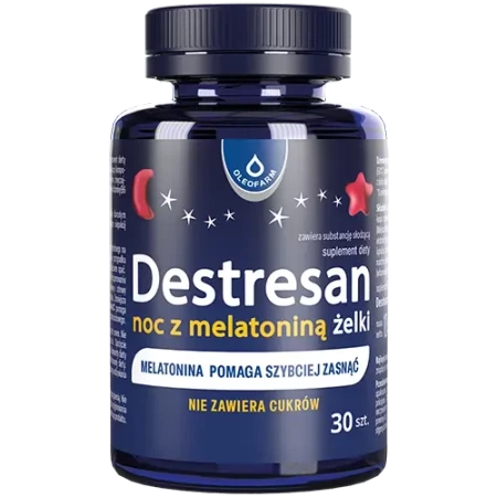 DESTRESAN NOC Z MELATONINĄ ŻELKI 30SZTUK