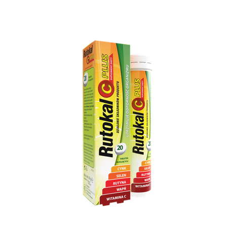 RUTOKAL C PLUS 20TABLETEK MUSUJĄCYCH