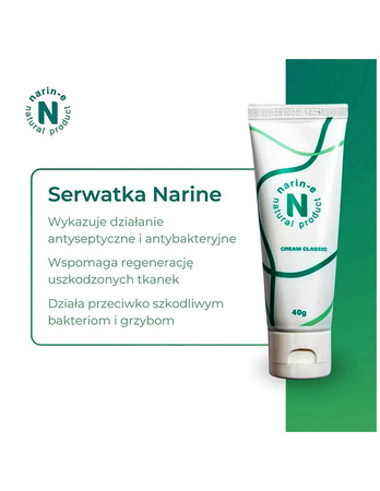 Narin-E Cream, Classic z serwatką Narine, 40 g