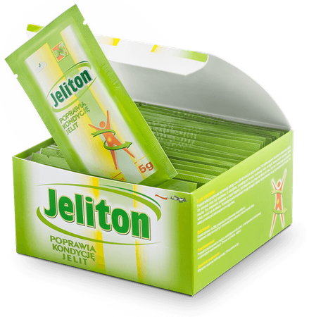 Jeliton , babka jajowata, na jelita, 18 saszetek